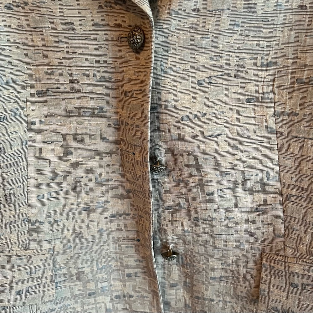 Evan Picone Women's Textured Beige Blazer Size 8 - Picture 4 of 6
